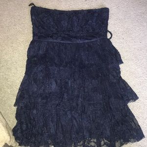 Deb Strapless dress with belt👗